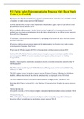 911 Public Safety Telecommunicator Program State Exam Study Guide&period; &lpar;A&plus; Graded&rpar;