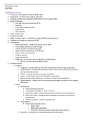 BHCS3003 Microorganism summary