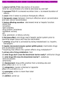 CSCC PHARMACOLOGY EXAM 1 GUIDE(REVIEW FOR FINAL) VERIFIED SOLUTIONS GRADED A+