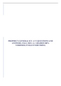 PROPHECY GENERAL ICU A V3 QUESTIONS AND ANSWERS&colon; FALL 2023 &lpar; A&plus; GRADED 100&percnt; VERIFIED&rpar; IT HAS EVERYTHING