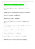 A&P Exam &lpar;mason&rpar; With Correct Answers