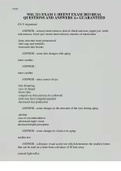 NSG 211 EXAM 1&colon; HEENT EXAM 2023 REAL QUESTIONS AND ANSWERS A&plus; GUARANTEED