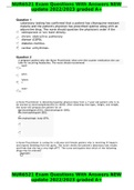 NUR6521 Exam Questions With Answers NEW update 2022&sol;2023 graded A&plus;