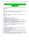 Advance Accounting Study Guide  Chapter 17