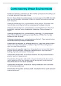 Contemporary Urban Environment AQA  A-level Geography