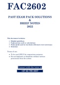 CHE1501 - PAST EXAM PACK SOLUTIONS & BRIEF NOTES