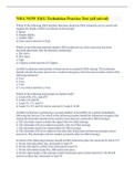NHA NOW EKG Technician Practice Test &lpar;all solved&rpar;