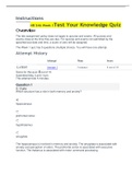 NR 546 Midterm Exam&sol;Week 1-3 Quizzes Latest Update