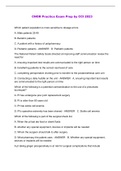 CNOR Practice Exam Prep by CCI 2023