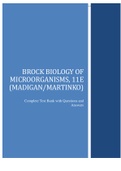 BROCK BIOLOGY OF MICROORGANISMS, 11TH ED (MADIGAN/MARTINKO)