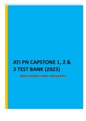 ATI PN CAPSTONE 1, 2 & 3 TEST BANK (2023) - QUESTIONS AND ANSWERS