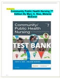 Test Bank For Community Public Health Nursing 7th Edition by Mary A. Nies, Melanie McEwen All chapters | Complete Guide 2023