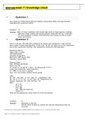&bull;&Tab; NRNP 6566 week 11 knowledge check