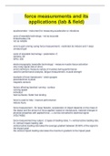 force measurements and its  applications &lpar;lab & field&rpar;