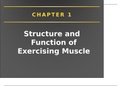 exercise physiology - Structure Function of Exercising Muscle