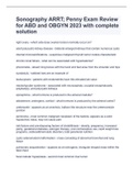 Sonography ARRT&semi; Penny Exam Review for ABD and OBGYN 2023 with complete solution