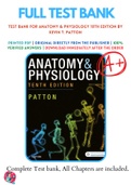 Test Bank For Anatomy & Physiology 10th Edition by Kevin T. Patton 9780323528795 Chapter 1-48 Complete Guide.