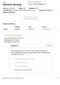 Obstetric Nursing