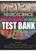 Neuroscience 6th Edition Purves Test Bank | Complete 1 - 34 Chapters Study Guide 2023