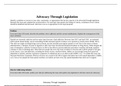 AdvocacyThroughLegislation