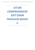 ATI RN COMPREHENSIVE EXIT EXAM Flashcards Quizlet