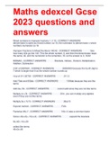 Maths edexcel Gcse 2023 questions and answers 