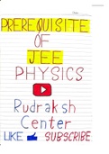 Prerequisite of JEE Physics (Vectors)