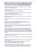 SAFe 5 Advanced Scrum Master&lpar;Cards to study for exam&lowbar;NOV2022&rpar;Updated