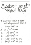 Algebra Formulae Short Tricks