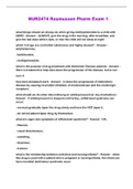 NUR2474 Rasmussen Pharm Exam 1
