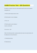 Bundle for AAMA Exams Compilation &vert; Verified &vert; Guaranteed Success