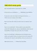 YMCA BLS study guide  &vert; Questions with 100&percnt; Correct Answers &vert; New Update 2023