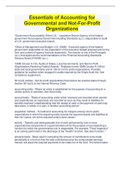 Essentials of Accounting for  Governmental and Not-For-Profit  Organizations