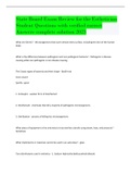 BUNDLED Esthetics State Board Exams with verified correct Answers complete solutions 2023