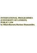 INTERNATIONAL PROGRAMMES &lpar;UNIVERSITY OF LONDON&rpar; PUBLIC LAW STUDY GUIDE&period;