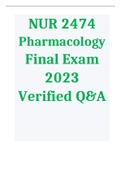NUR 2474 Rasmussen Pharmacology Exam 1 Latest 2023 Complete Study Guide
