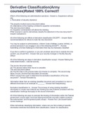 Derivative Classification&lpar;Army courses&rpar;Rated 100&percnt; Correct&excl;&excl;