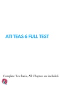 ATI TEAS 6 FULL TEST
