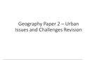 In-Depth Notes - GCSE Geography Paper 2 Topics 