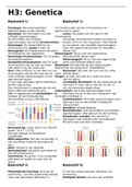 Samenvattingen - 4Vwo - Biologie voor jou - Boek A - Hoofdstuk 1 t/m 3 - alle basisstoffen