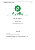 Case Study 3&comma; Projections NPV Compilation&comma; Publix Supermarkets&comma; BUSI 690 
