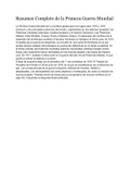 &iquest;Necesitas un Resumen de la Primera Guerra Mundial&quest; Pues aqu&iacute; lo tienes