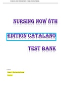 Hesi 102 nursing now 8th edition catalano test bank spring 102 chamberlain college of nursing Latest 2023 Updated Version.