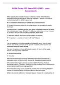 AORN Periop 101 Bundled Exams 2023 With All Questions and Answers 
