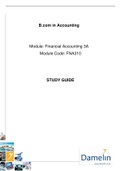 Summarized Financial Accounting year 3