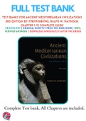 Test Banks For Ancient Mediterranean Civilizations 3rd Edition by 9780190080945, Ralph W. Mathisen, Chapter 1-15 Complete Guide