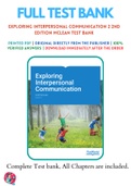 Exploring Interpersonal Communication 2 2nd Edition McLean Test Bank