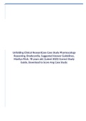 Case Case Study Pharmacology Reasoning, Bradycardia, Suggested Answer Guidelines, Marilyn Fitch, 78 years old, (Latest 2023) Correct Study Guide, Download to Score A