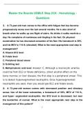 Master the Boards USMLE Step 2CK - Hematology – Questions and Answers