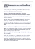 C797 data science and analytics Study Guide&period;